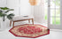 Isfahan Elegance Collection Area Rug - Naghsh-e Jahan (Burgundy)