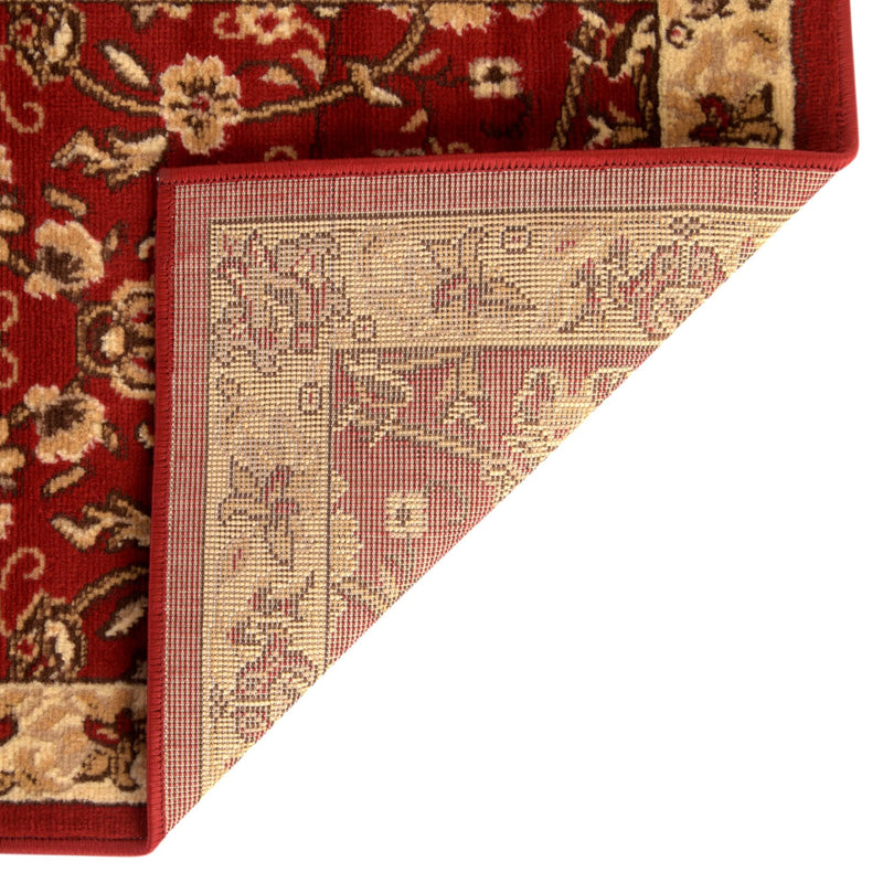 Isfahan Elegance Collection Area Rug - Naghsh-e Jahan (Burgundy) Runner Burgundy  lifestyle 80