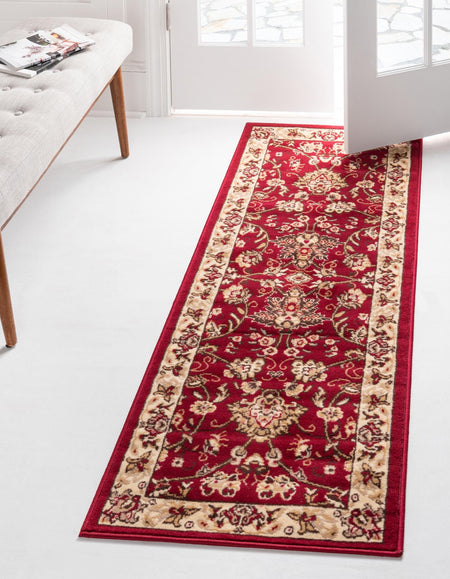 Isfahan Elegance Collection Area Rug - Naghsh-e Jahan (Burgundy)