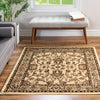 Isfahan Elegance Collection Area Rug - Naghsh-e Jahan (Ivory) Square Ivory  lifestyle 89