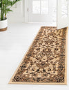 Isfahan Elegance Collection Area Rug - Naghsh-e Jahan (Ivory) Runner Ivory  lifestyle 22