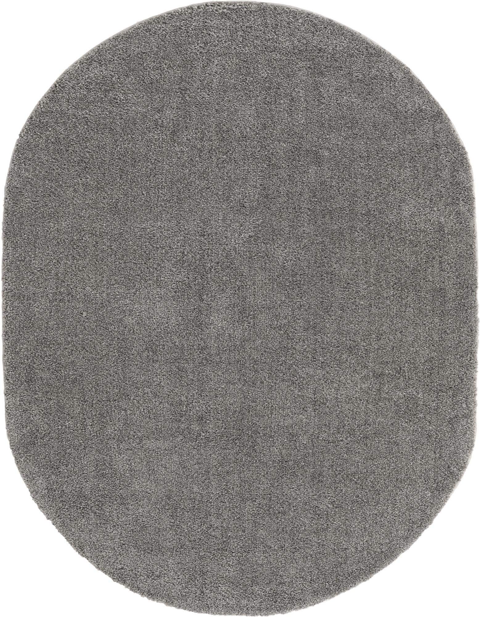 Solid Shag Seaside Collection Area Rug - Azure Cove (Gray)