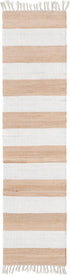 Tassel Trail Collection Area Rug - Pathway (Beige)