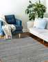 Zigzag Marina Collection Area Rug - HarborStripes