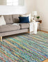 Zigzag Marina Collection Area Rug - HarborStripes