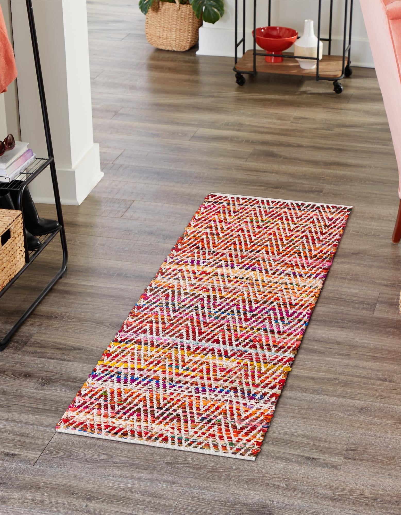 Zigzag Marina Collection Area Rug - HarborStripes