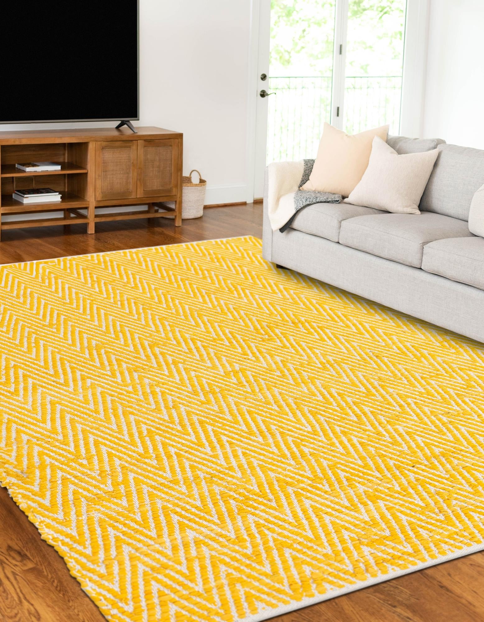 Zigzag Marina Collection Area Rug - HarborStripes