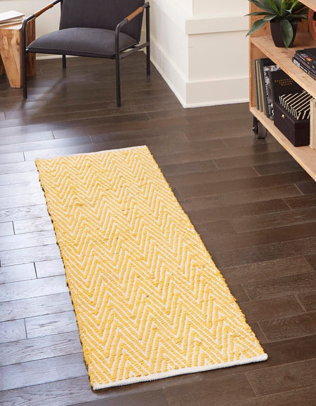 Zigzag Marina Collection Area Rug - HarborStripes