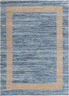 Osian Looms Collection Area Rug - Durham Rectangle Navy Blue Main