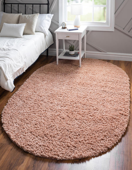 Alpine Plush Collection Area Rug -  Cortina (Dusty Rose)