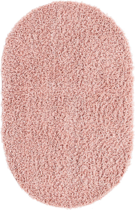 Alpine Plush Collection Area Rug -  Cortina (Dusty Rose)