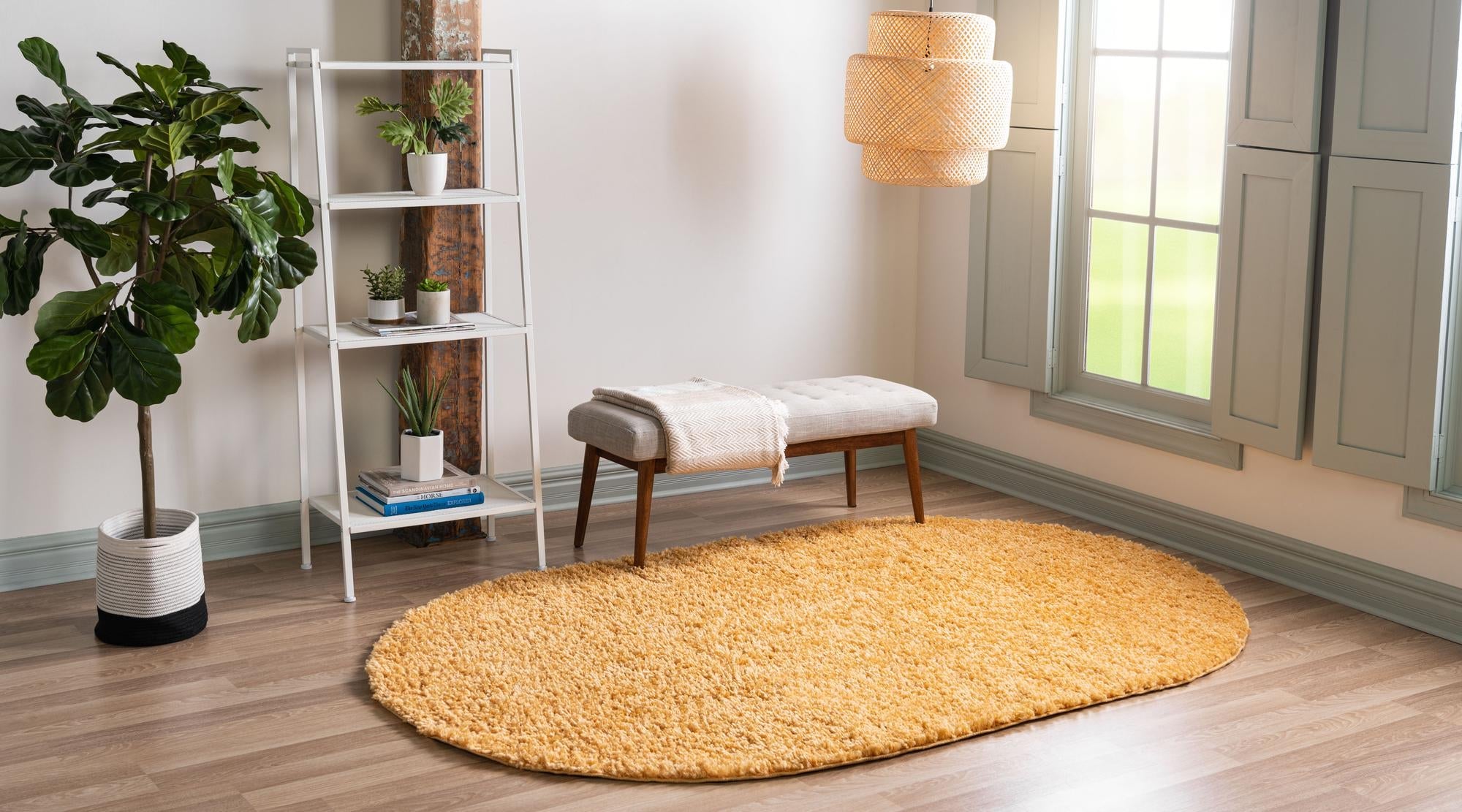 Alpine Plush Collection Area Rug -  Cortina (Sun Yellow)