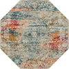 Caribbean Breeze Collection Area Rug -  Isla Octagon Cream  lifestyle 20