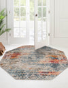 Caribbean Breeze Collection Area Rug -  Isla Octagon Cream  lifestyle 25