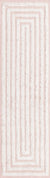 Marbella Meadows Collection Area Rug -  Costa Runner Pink  lifestyle 48