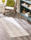 Marbella Meadows Collection Area Rug -  Azul Runner Beige  lifestyle 38