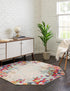 Chromatic Oasis Collection Area Rug -  Blush