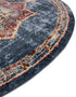 Eden Oasis Collection Area Rug -  Tranquility (Dark Blue)