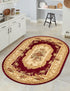 Versailles Elegance Collection Area Rug -  Louveciennes (Red)