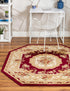 Versailles Elegance Collection Area Rug -  Louveciennes (Red)