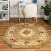 Versailles Elegance Collection Area Rug -  Louveciennes (Green) Octagon Green  lifestyle 25