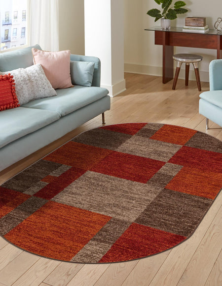 Autumn Meadow Collection Area Rug -  Sycamoreside (Multi)