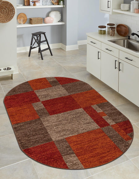 Autumn Meadow Collection Area Rug -  Sycamoreside (Multi)