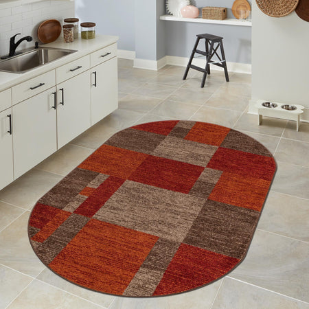 Autumn Meadow Collection Area Rug -  Sycamoreside (Multi)