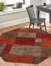 Autumn Meadow Collection Area Rug -  Sycamoreside (Multi) Octagon Multi  lifestyle 27