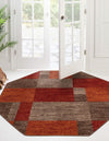 Autumn Meadow Collection Area Rug -  Sycamoreside (Multi) Octagon Multi  lifestyle 32