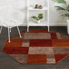 Autumn Meadow Collection Area Rug -  Sycamoreside (Multi) Octagon Multi  lifestyle 36