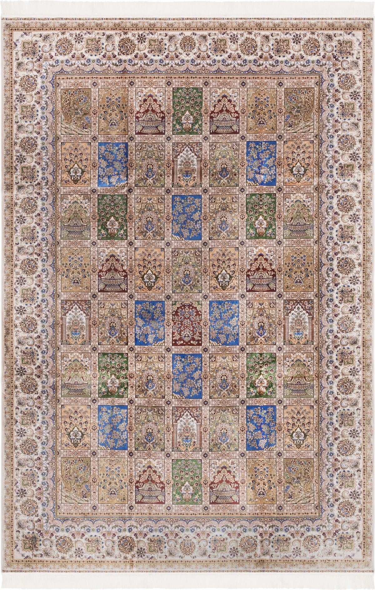 Imperial Manor Collection Area Rug -  Alhambra Rectangle Beige Main