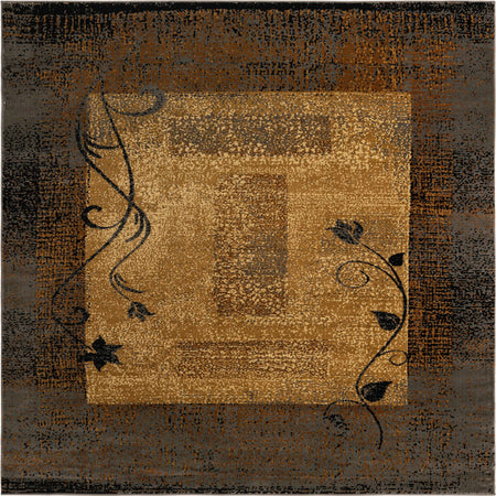 Bistro Lounge Collection Area Rug -  Affogato