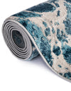 Serenity Sands Collection Area Rug -  Pebblebeach Rectangle Blue  lifestyle 33