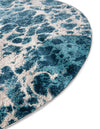 Serenity Sands Collection Area Rug -  Pebblebeach Oval Blue  lifestyle 85