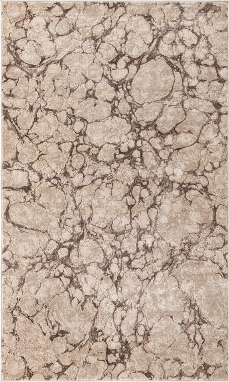 Serenity Sands Collection Area Rug -  Pebblebeach Rectangle Brown  lifestyle 2