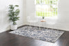 Serenity Sands Collection Area Rug -  Pebblebeach Rectangle Gray  lifestyle 7