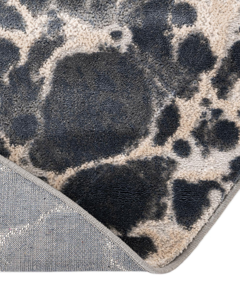 Serenity Sands Collection Area Rug -  Pebblebeach Oval Gray  lifestyle 91