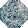 Serenity Sands Collection Area Rug -  Quietshore Octagon Blue  lifestyle 31