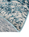 Serenity Sands Collection Area Rug -  Quietshore Oval Blue  lifestyle 77