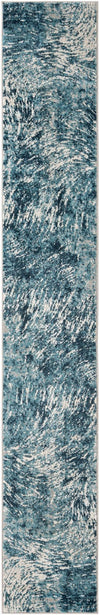 Serenity Sands Collection Area Rug -  Quietshore Runner Blue  lifestyle 32