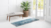 Serenity Sands Collection Area Rug -  Quietshore Runner Blue  lifestyle 43