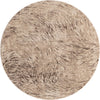 Serenity Sands Collection Area Rug -  Quietshore Round Brown  lifestyle 30