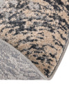 Serenity Sands Collection Area Rug -  Quietshore Oval Gray  lifestyle 81