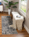 Serenity Sands Collection Area Rug -  Quietshore Runner Gray  lifestyle 39