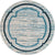 Serenity Sands Collection Area Rug -  Hushhaven Round Blue  lifestyle 34