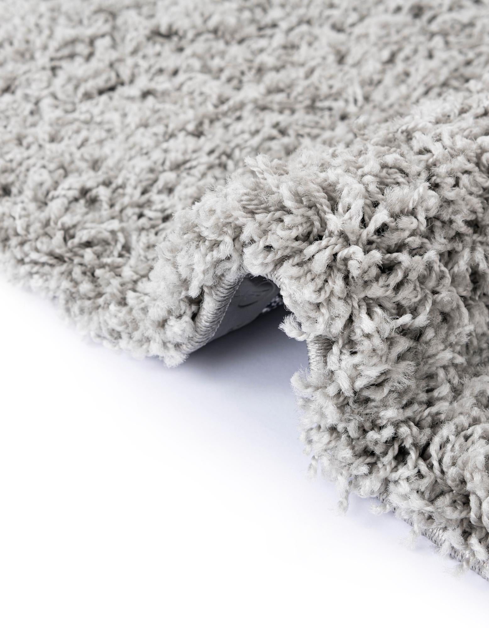 Cozy Comfort Shag Collection Area Rug - Hearthside (Light Gray)