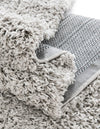 Cozy Comfort Shag Collection Area Rug - Hearthside (Light Gray) Rectangle Light Gray  lifestyle 8