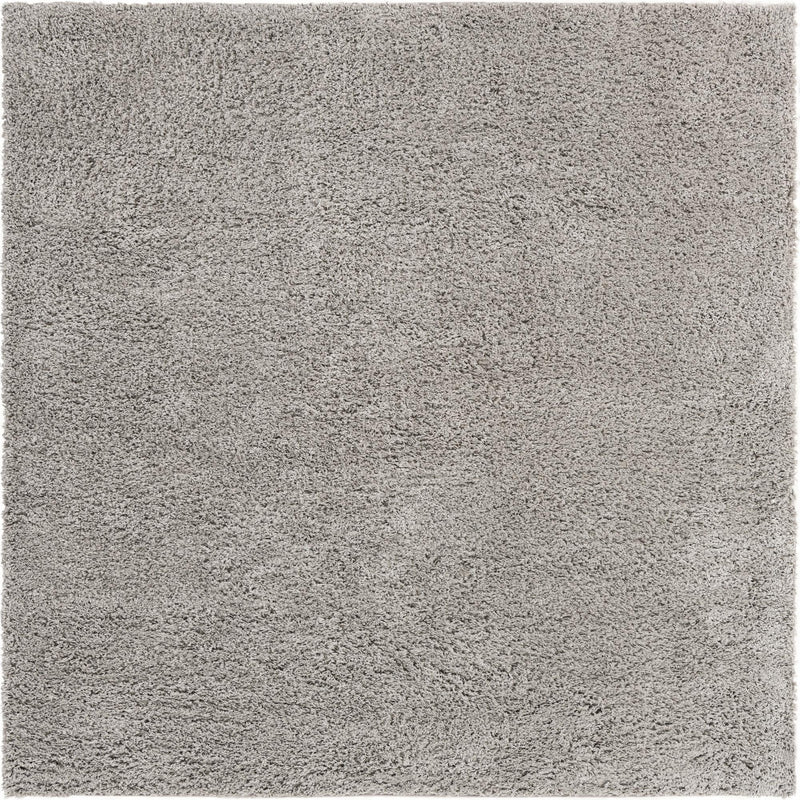 Cozy Comfort Shag Collection Area Rug - Hearthside (Light Gray) Square Light Gray  lifestyle 2