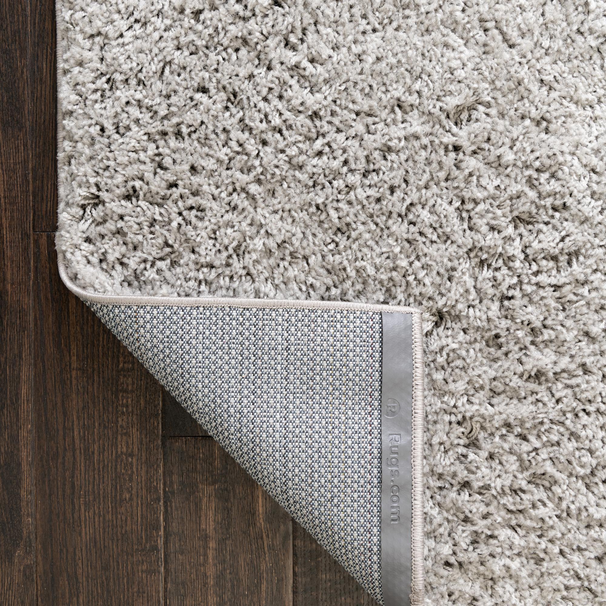 Cozy Comfort Shag Collection Area Rug - Hearthside (Light Gray)